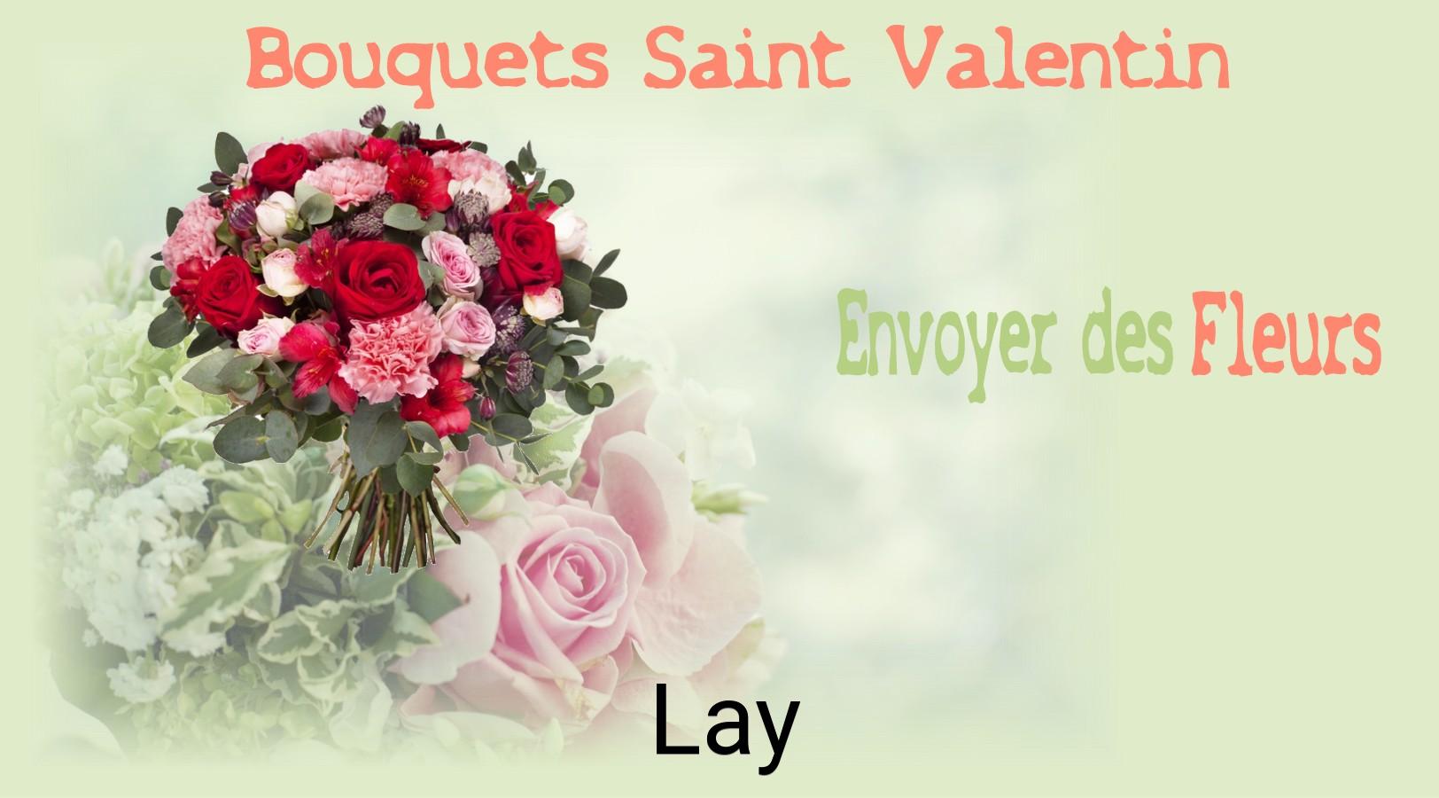 Roses de Saint-Valentin livrées à Lay
